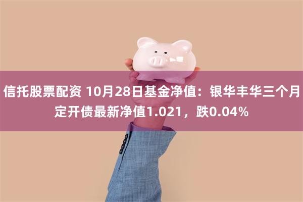 信托股票配资 10月28日基金净值：银华丰华三个月定开债最新净值1.021，跌0.04%