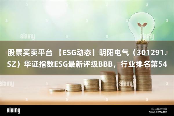 股票买卖平台 【ESG动态】明阳电气（301291.SZ）华证指数ESG最新评级BBB，行业排名第54